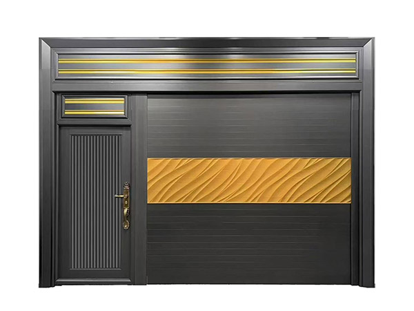 豪華雙層雕花鋁合金卷閘門